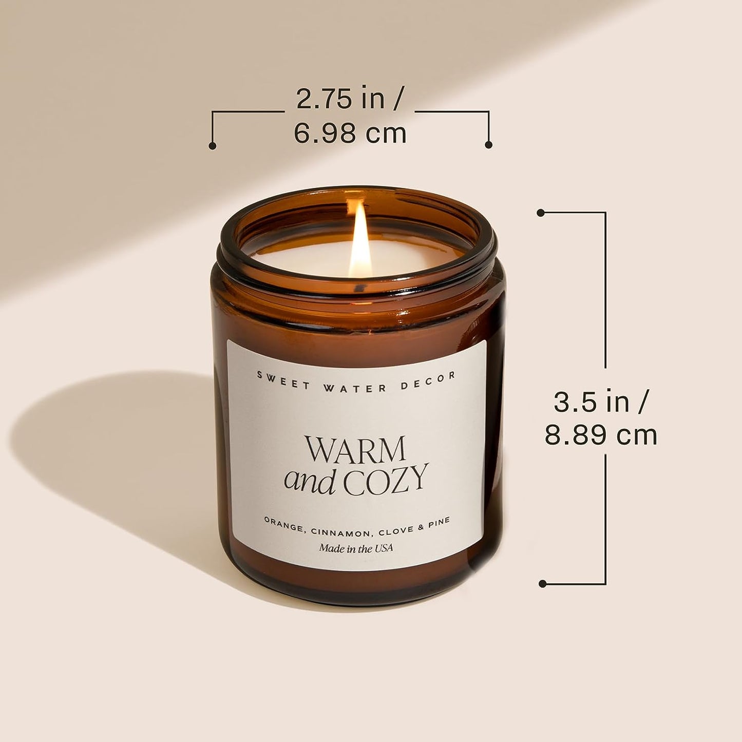 Luxury Sandalwood & Vanilla Candle - Premium Home Fragrance