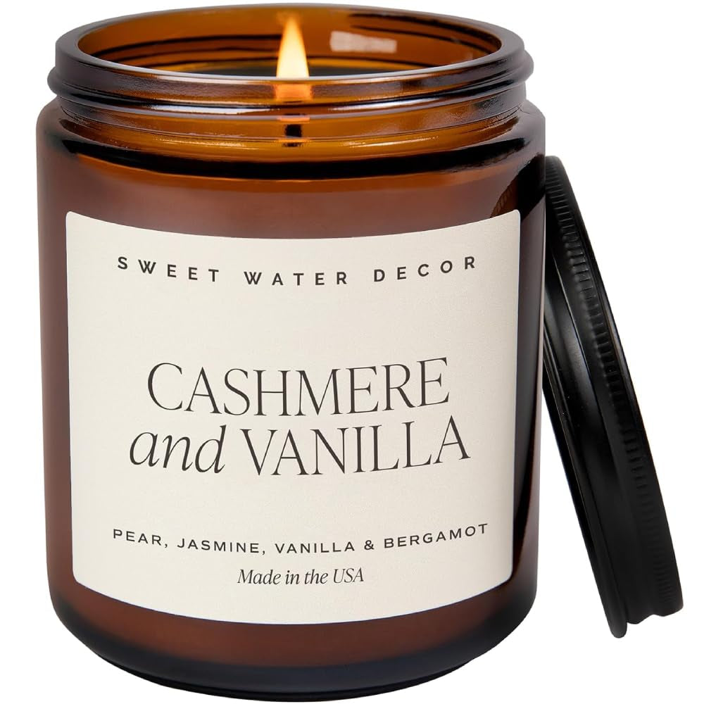 Luxury Sandalwood & Vanilla Candle - Premium Home Fragrance
